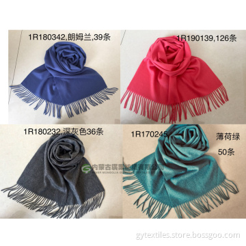 pure cashmere solid scarf-2